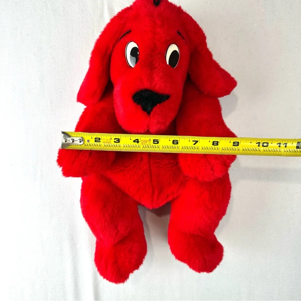 Vintage 1997 Clifford The Big Red Dog Plush Backpack Scholastic Side Kicks